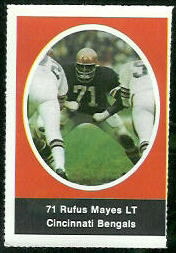 1972 Sunoco Stamps      098      Rufus Mayes DP